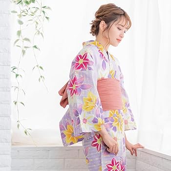 KYOETSU 変わり織浴衣6点セットEG Amazon | [KYOETSU] [キョウエツ] 浴衣セット 変わり織 生成り 6